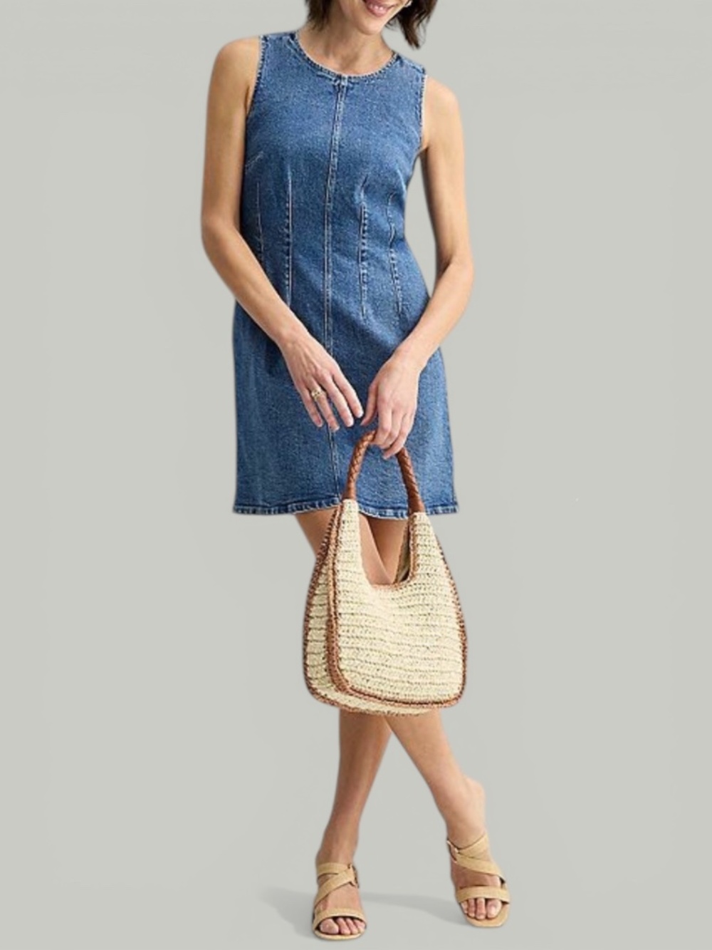 Fourth + Bay Blue Denim Mini Dress